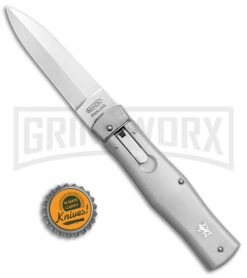 Mikov 241 Predator ABS Silver Automatic Lever Lock Knife - Polish 420 -US Knives Sales 2024 Mikov 241 Bily LL Auto Silver Polish BHQ 152778 jr bottlecap large