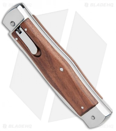 Mikov 241 Predator Double Bolster Leverlock Automatic Knife Wood (3.75" Polish) 4 Mikov 241 Predator Double Bolster Leverlock Automatic Knife Wood (3.75" Polish) - Image 2