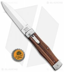 Mikov 241 Predator Bolster Leverlock Automatic Knife Dark Wood (3.75" Polish) -US Knives Sales 2024 Mikov 241 Predator Double Bolster LL Auto Wood Polish BHQ 74898 jr bottlecap