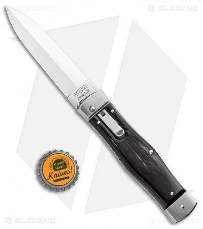 Mikov 241 Predator Double Bolster Leverlock Automatic Knife Buffalo (3.75") 7 Mikov 241 Predator Double Bolster Leverlock Automatic Knife Buffalo (3.75") - Image 5