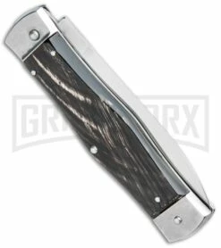 Mikov 241 Predator Double Bolster Buffalo Horn Automatic Leverlock Knife -US Knives Sales 2024 Mikov 241 Predator Double Bolster Leverlock Auto Buffalo Horn Polish BHQ 104174 jr side large