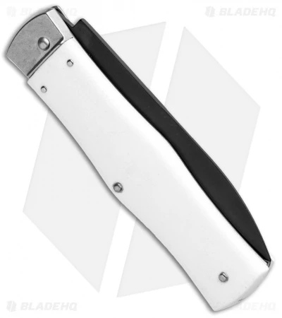 Mikov 241 Predator Lever Lock Automatic Knife ABS White (3.75" Black Bayo) 5 Mikov 241 Predator Lever Lock Automatic Knife ABS White (3.75" Black Bayo) - Image 3