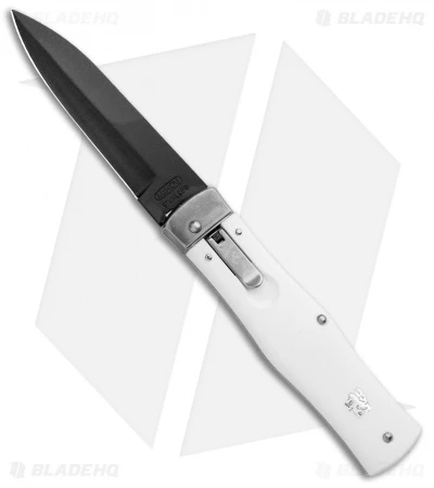 Mikov 241 Predator Lever Lock Automatic Knife ABS White (3.75" Black Bayo) 3 Mikov 241 Predator Lever Lock Automatic Knife ABS White (3.75" Black Bayo)