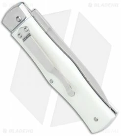 Mikov 241 Predator Lever Lock Automatic Knife ABS White (3.7" Polish) -US Knives Sales 2024 Mikov 241 Predator LL Auto ABS White Polish BHQ 30482 jr side