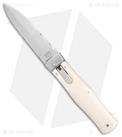 Mikov 241 Predator Lever Lock Automatic Knife Camel Bone (3.75" Polish) 3 Mikov 241 Predator Lever Lock Automatic Knife Camel Bone (3.75" Polish)