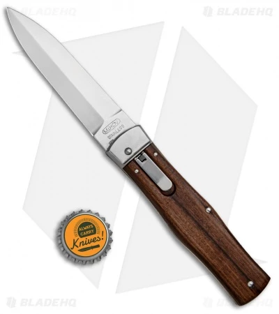 Mikov 241 Predator Leverlock Automatic Knife Wood (3.75" Polish) 6 Mikov 241 Predator Leverlock Automatic Knife Wood (3.75" Polish) - Image 4