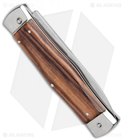 Mikov 241 Predator Leverlock Bayo Automatic Knife Wood (3.75" Polish) 5 Mikov 241 Predator Leverlock Bayo Automatic Knife Wood (3.75" Polish) - Image 3