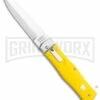 Mikov 241 Predator ABS Yellow Automatic Lever Lock Knife - Polish Plain -Pocket -US Knives Sales 2024 Mikov 241 Predator Lever Lock Automatic Knife Yellow 3.75 Polish Pocket Clip BHQ 117840 LS large