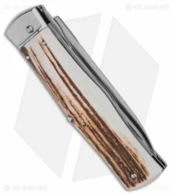 Mikov 241 Predator Lever Lock Automatic Knife W/ Saw Stag Horn (3.75" Polish) 9 Mikov 241 Predator Lever Lock Automatic Knife W/ Saw Stag Horn (3.75" Polish) -US Knives Sales 2024 Mikov 241 Predator Lever Lock Automatic Knife w Saw Stag horn 3in Polish BHQ 174804 td side