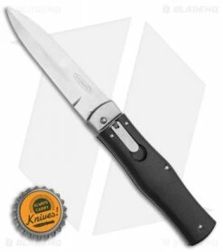Mikov 241 Predator Lever Lock Bayo Automatic Knife Black Pocket Clip (3.75" SW) -US Knives Sales 2024 Mikov 241 Predator Lever Lock Bayo Automatic Knife Black Clip 3.75 Polish BHQ 114733 LS Bottlecap