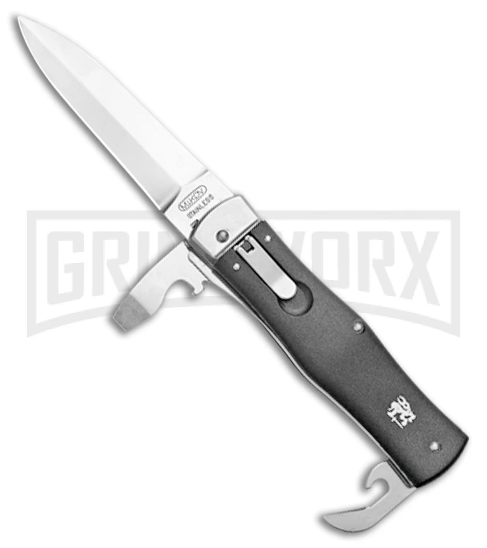 Mikov 241 Predator Black Multi-Tool Automatic Knife - Satin Plain 2 Mikov 241 Predator Black Multi-Tool Automatic Knife - Satin Plain