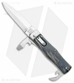 Mikov 241 Predator Multi-Tool Automatic Knife Buffalo Horn (3.75" Polish)