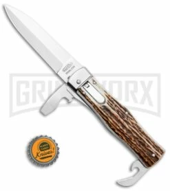 Mikov 241 Predator Light Stag Multi-Tool Automatic Knife (3.7" Polish) -US Knives Sales 2024 Mikov 241 Predator Multi Tool Auto Stag Horn BHQ 31736 jr bottlecap large