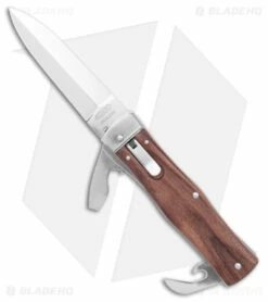 Mikov 241 Predator Multi-Tool Automatic Knife Wood (3.7" Polish)