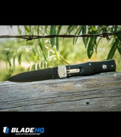 Mikov 241 Predator Leverlock Automatic Knife ABS Black (3.75" Black) -US Knives Sales 2024 Mikov 241 Predator black black BHQ 37155 fence dl