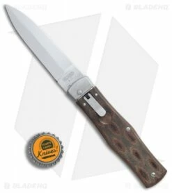 Mikov 241 Predator Leverlock Automatic Knife Snake Micarta (3.75" Polish) -US Knives Sales 2024 Mikov 241 Predator leverlock snake micarta polish BHQ 74897 er bottlecap