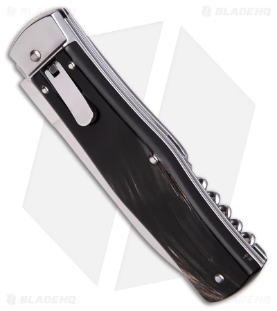 Mikov 241 Predator Multi-Tool Automatic Knife Dark Horn (4-in-1) (3.75" Polish) 4 Mikov 241 Predator Multi-Tool Automatic Knife Dark Horn (4-in-1) (3.75" Polish) - Image 2