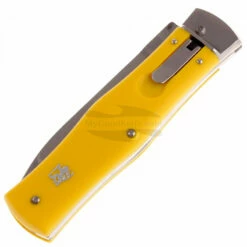 Automatic Knife Mikov Predator Classical 241-NH-1/KP/Yellow V1901906 9.5cm -US Knives Sales 2024 automatic knife mikov predator classical 241 nh 1kpyellow v1901906 95cm 3