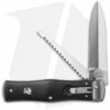 Mikov 241 Predator Leverlock Automatic Knife W/ Saw ABS Black (3.75" Polish) -US Knives Sales 2024 mikov abs w saw cm