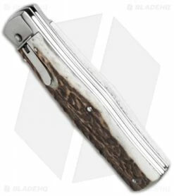 Mikov 241 Predator Leverlock Automatic Knife W/ Saw Stag Horn (3.75" Polish) 8 Mikov 241 Predator Leverlock Automatic Knife W/ Saw Stag Horn (3.75" Polish) -US Knives Sales 2024 mikov stag w saw bottom cm