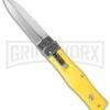 Mikov 241 Predator ABS Yellow Automatic Lever Lock Knife - Satin Plain -US Knives Sales 2024 mikov yellow cm large